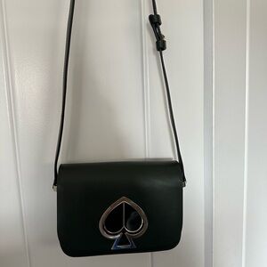 Kate Spade Crossbody - Forest Green, spade clasp